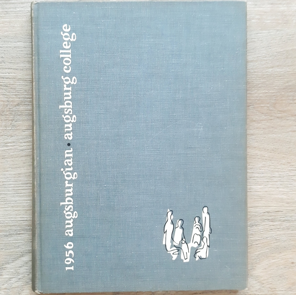 Vintage 1956 Augsburgian Augsburg College Yearbook - with Dr. Richard Green